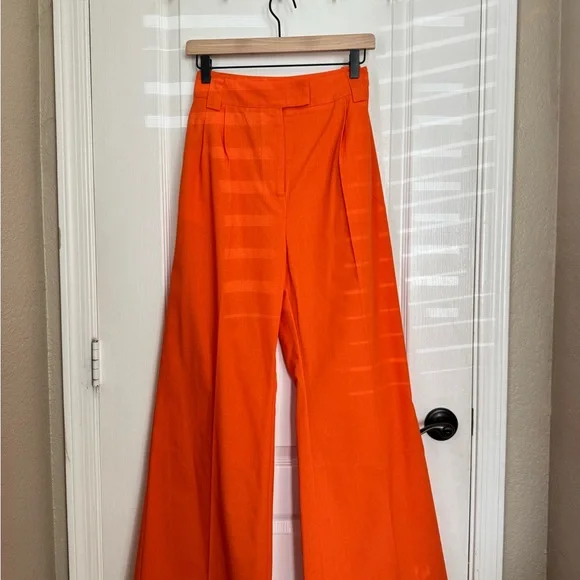 Commense Orange Wide-Leg Pants - Picture 4 of 5